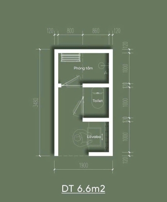 TỐI ƯU KHÔNG GIAN WC HIỆU QUẢ 